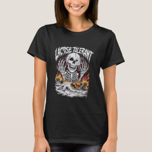 T-shirt Chemise tolérante au lactose hommes femmes drôle m