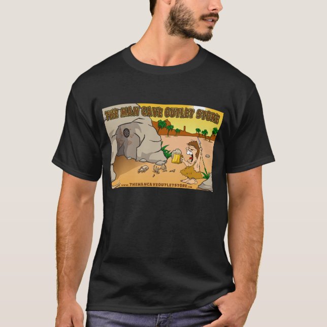 T-shirt Chemise Toon de caverne d'homme (Devant)