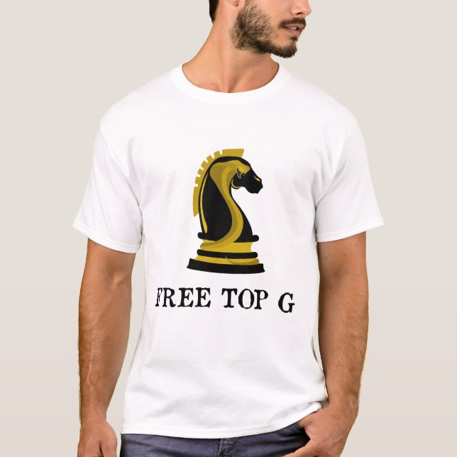 T-shirt Chemise Top G T Gratuite. (Devant)