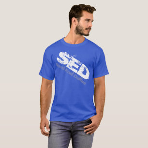 T-shirt Chemise tordue par graphique de SED