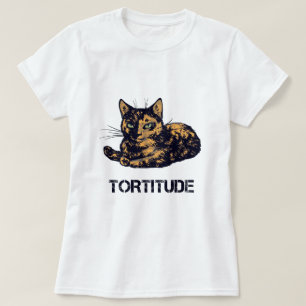 T-shirt Chemise tortitude de chat, chat tortitude