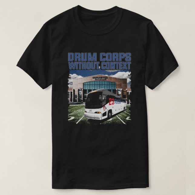 T-shirt Chemise Tour hors ligne 2023 (Design devant)