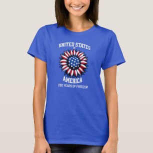 T-shirt Chemise Tournesol Americana