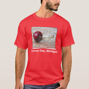 T-shirt Chemise transversale de cerise de ville