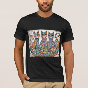 T-shirt Chemise Tri-Blend apaisante pour chats