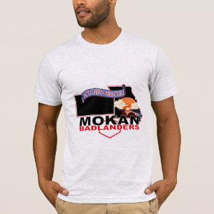 T-shirt Chemise tricolore hommes du Missouri-Badlanders Su