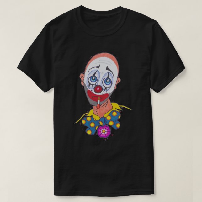 T-shirt Chemise triste de clown (Design devant)