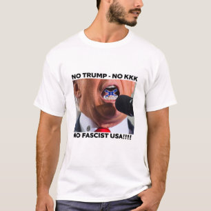 T-SHIRT CHEMISE "TRUMP "PAS DE FASCISTE USA""