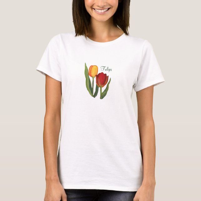 T-shirt Chemise Tulips (Devant)