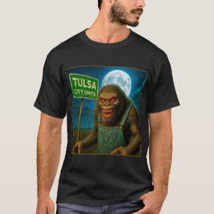 T-SHIRT CHEMISE TULSA - "LA TERREUR FRAPPE TULSA"