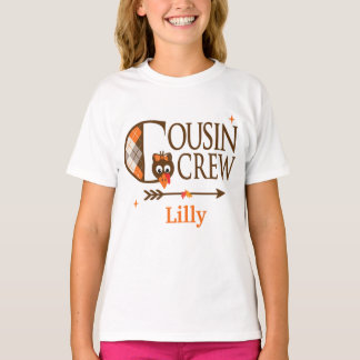T-shirt Chemise turque Cousin dans l'équipage de Thanksgiv