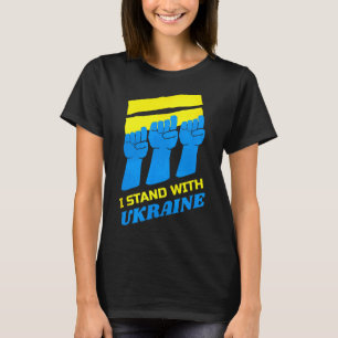 T-shirt Chemise Ukraine Soutien Ukrainien Je Suis Avec Wi