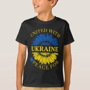 T-shirt Chemise Unis avec l'Ukraine