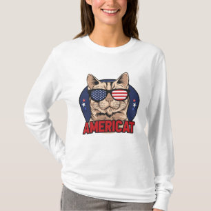 T-shirt Chemise Usa American Shirt Chemise de la liber