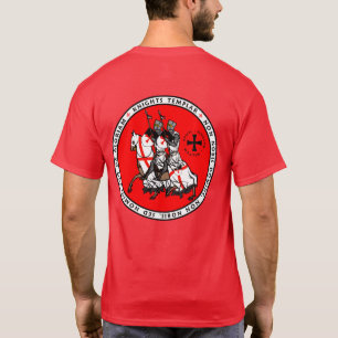 T-shirt Chemise V1 de joint de chevaliers de Templar deux