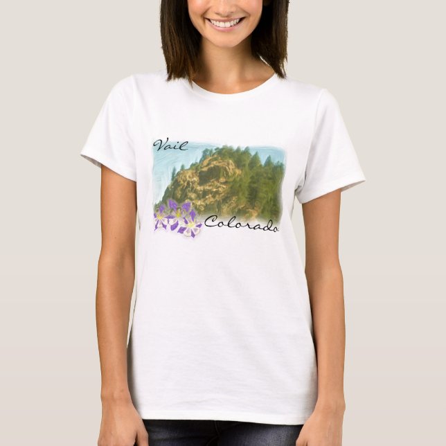 T-shirt Chemise Vail Colorado (Devant)