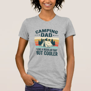 T-shirt Chemise vectorielle de camping rétro vintage pour