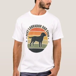 T-shirt Chemise vectorielle pour chien de papa Labrador Su