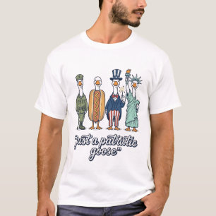 T-shirt Chemise vectorielle vintage de la lignée de l'oie
