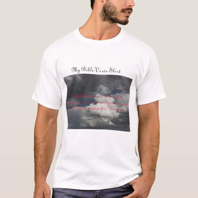 T-shirt Chemise Verse Bible (Devant)