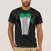 Chemise verte de smoking