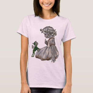 T-shirt Chemise verte Fée & fille