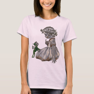 T-shirt Chemise verte Fée & fille