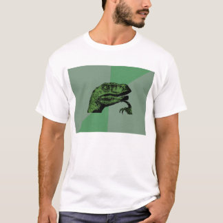 T-shirt Chemise vide de Philosoraptor Meme - lumière