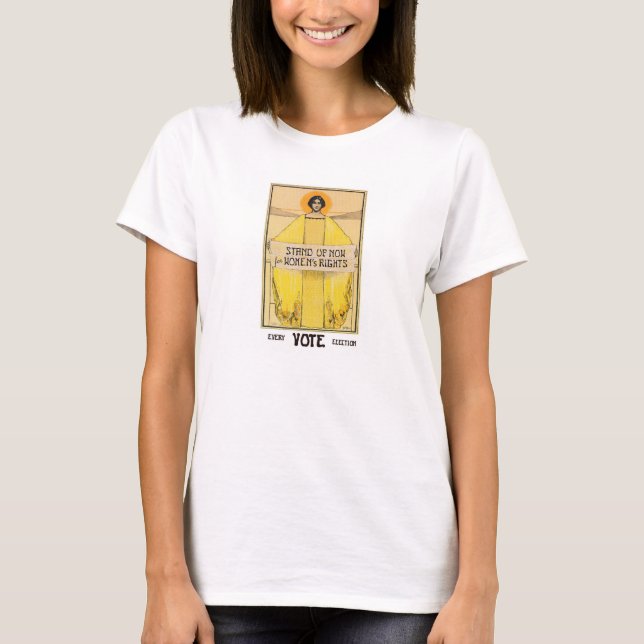 T-shirt Chemise vintage de droits de la femme (Devant)