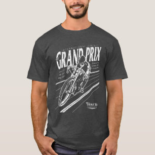T-shirt Chemise vintage de moto de Grand prix de traqueur