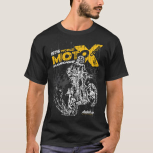 T-shirt Chemise vintage de moto d'Endro de motocross