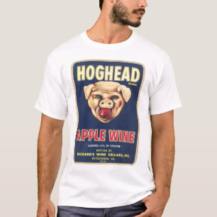 T-shirt Chemise vintage d'étiquette de Hoghead