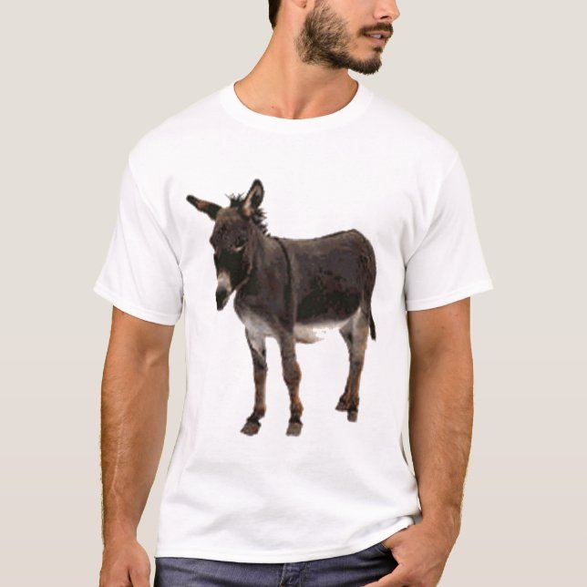 T-shirt Chemise vintage Donkey Magic (Devant)
