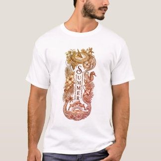 T-shirt Chemise vintage été Automne Charme Épouvantail
