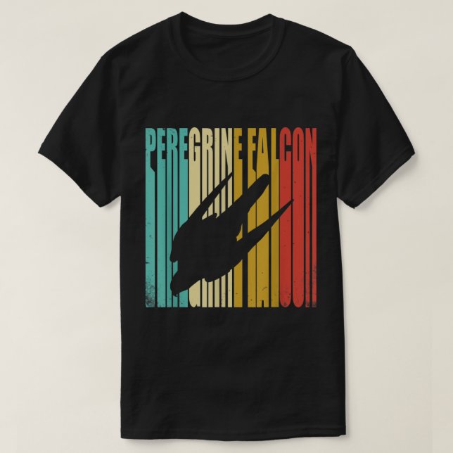 T-shirt Chemise vintage Faucon pèlerin753 (Design devant)