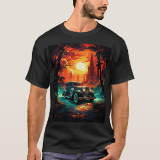 T-shirt Chemise Vintage Racer Sunset