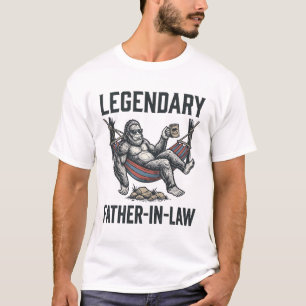 T-shirt Chemise Vintage Sasquatch Beau-Père Légendaire De