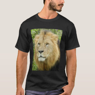 T-shirt Chemise visage de lion pour hommes, femmes. Tee po