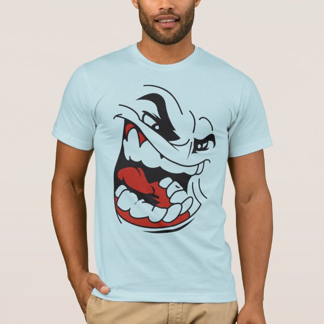 T-shirt Chemise VISAGE EN COLÈRE (Devant)