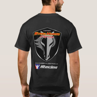 T-shirt Chemise VIVANTE du cheval en acier des hommes