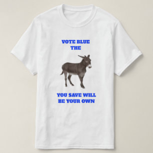 T-shirt Chemise Vote Blue