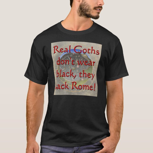 T-shirt Chemise : Vrai Goths (Devant)