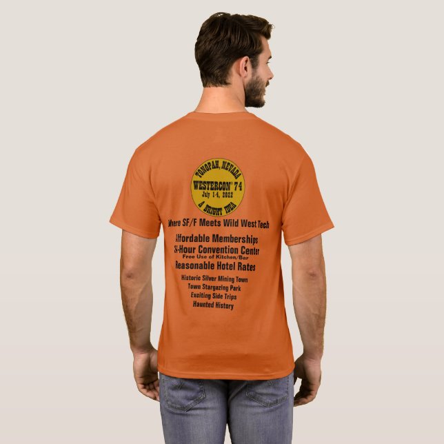 T-shirt Chemise Westercon 74 T (double face) (Dos entier)