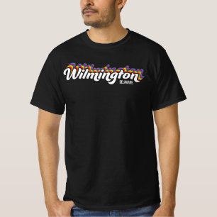 T-shirt Chemise Wilmington Delaware Rainbow Pride