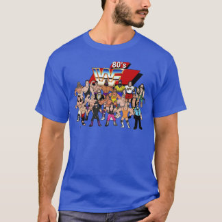 T-shirt Chemise Wrestling Roster 80s