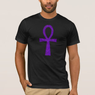 T-shirt Chemises Ankh violettes