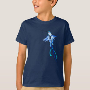 T-shirt Chemises bleues molles d'oiseau de ronflement