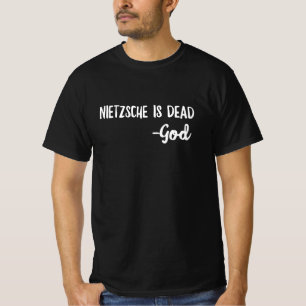 T-shirt Chemises chrétiennes pour hommes Femmes Nietzche 