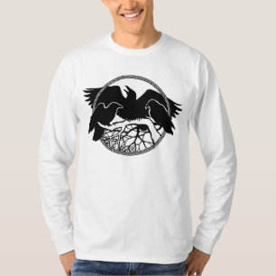 T-shirt Chemises Corbeau Corbeau Cool Corbeau Oiseau Maill
