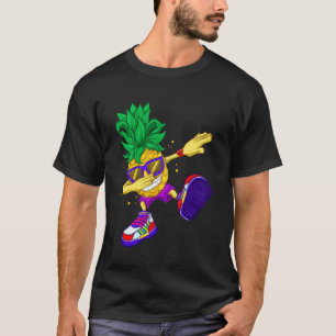 T-shirt Chemises d'ananas pour femmes Hommes Dabbing Aloha